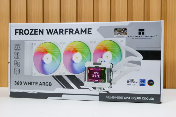 Thermal Right FW 360 White ARGB LCD AIO Liquid Cooler - Image 5