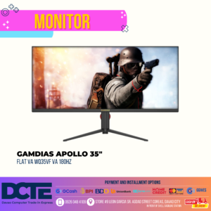 Gamdias Apollo 35" FLAT VA WQ35VF VA 180HZ