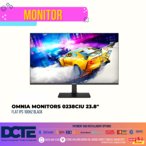 OMNIA MONITORS 0238CIU 23.8" FLAT IPS 100Hz BLACK